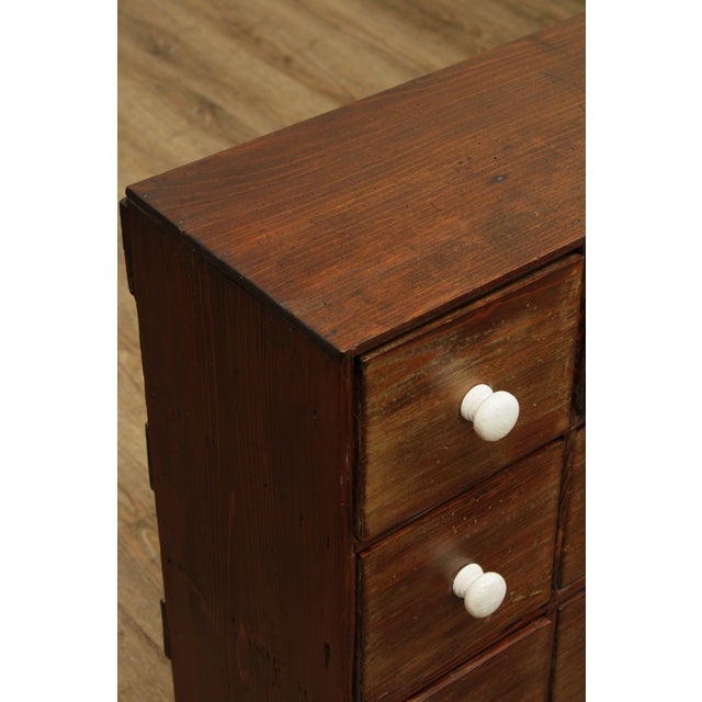 Antique 12 Drawer Pine Apothecary Chest Chairish