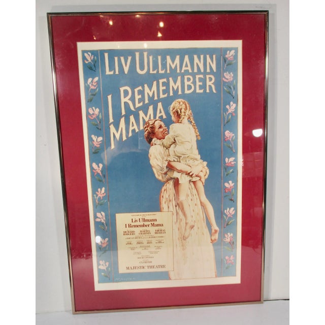 I Remember Mama Theater Show Poster For Sale - Image 4 of 7