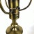 1950s Large Brass Neoclassical Table Lamp With Shade For Sale In Portland, ME - Image 6 of 12