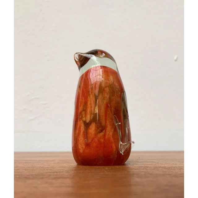Vintage Glass Animal Penguin Sculpture from Mtarfa Glassblowers For Sale - Image 17 of 17