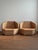 Vintage Brown Jordan Braided Wicker Lounge Chairs, Pair For Sale - Image 13 of 17