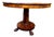 1880s Round Walnut Mahogany Parlor Table For Sale