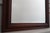 Carved Solid Mahogany Beveled Glass Mirror For Sale - Image 4 of 9