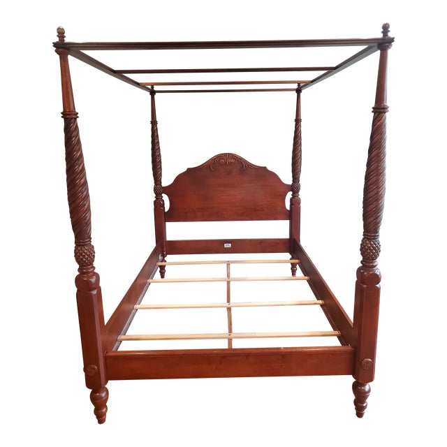 Ethan Allen British Classics Queen Canopy Bed Chairish