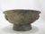 Metal Chinese Large Archaic Bronze Vessel Censer Bowl With Mask & Key Ruyi Decoration For Sale - Image 7 of 13