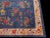 1920s 1920s Royal Blue Floral Antique Chinese Art Deco Rug 6'0" X 8'9" Knotted Wool Carpet For Sale - Image 5 of 9