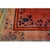 1920s Coral Open Field Antique Chinese Art Deco Square Knotted Pile Floral Rug For Sale - Image 10 of 10