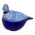 Vintage Taikayon Blue Glass Bird Figure, Finland For Sale