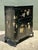 Wood Vintage Black Lacquered Chinoiserie Dry Bar For Sale - Image 7 of 12