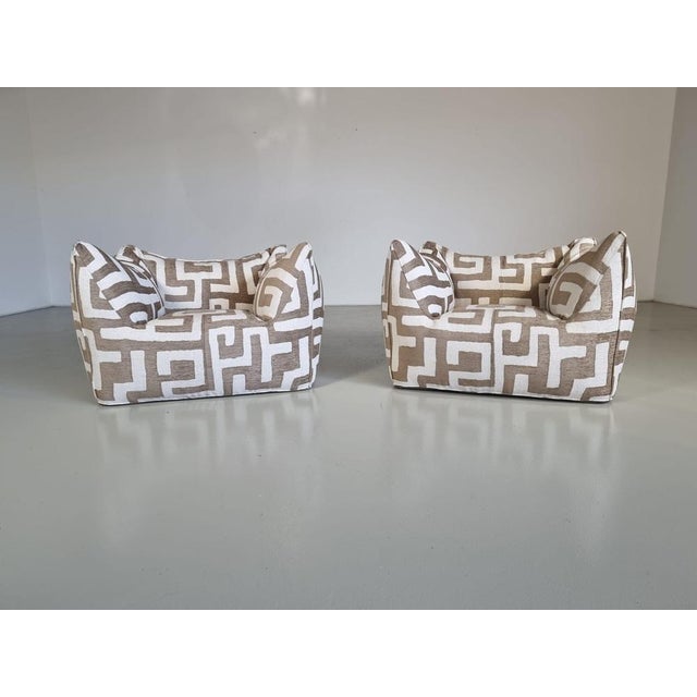Set of Le Bambole Lounge Chairs by Mario Bellini for C&b Italia, 1970s For Sale - Image 3 of 12