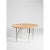 Archie oak table by serena confalonieri dimensions: d 130 cm x h 75 cm materials: oak, steel or iron. Available in 4...