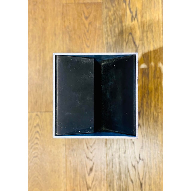 Black Grey Ponza Ashtrays by Bruno Munari for Danese Milano, Italy, 1958, Set of 2 For Sale - Image 8 of 17