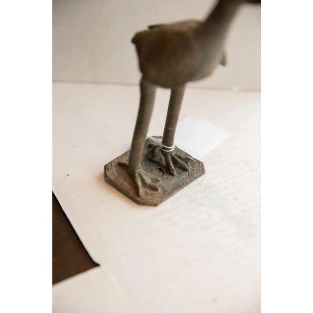 Vintage African Bird With Fish Sculpture For Sale In New York - Image 6 of 8