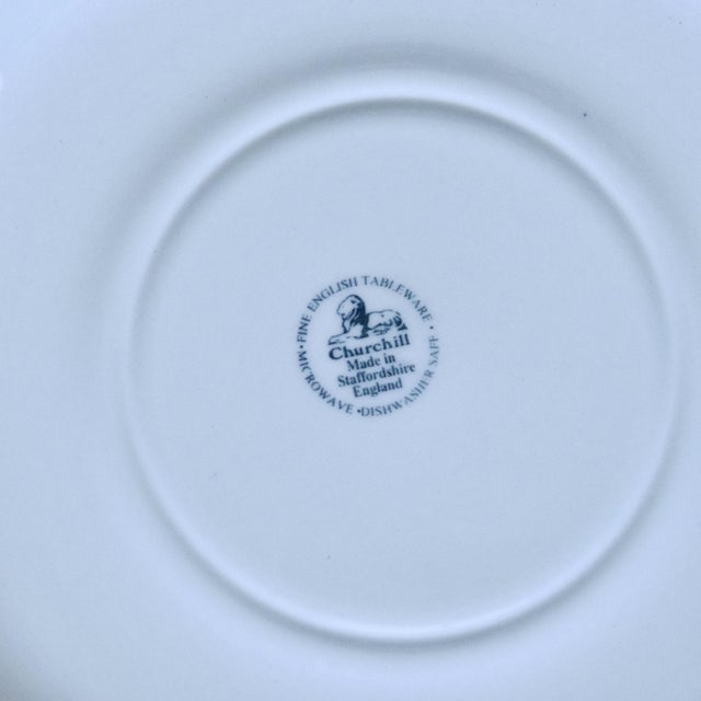 Ceramic Large Vintage English Earthenware Dinner Service from Staffordshire Churchill, 1970s, Set of 35 For Sale - Image 7 of 8