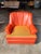 Vintage 1950s Midcentury Modern Pontiac Chair Co for Montgomery Ward Orange Swivel Rocking Chair For Sale - Image 10 of 10