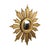 Vintage Wooden Sunburst Sun Mirror in Convex, France, 1950s For Sale - Image 9 of 17