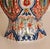 Red Delft Vases Polychrome Knob Vases Vintage Delftware Ceramic a Pair For Sale - Image 8 of 13