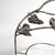 Vintage Farmhouse Two-Tiered Metal Grape Serving Stand For Sale - Image 4 of 8
