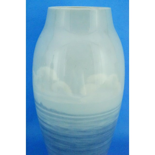20th Century Danish Porcelain Model 8552-243 Vase with Sailing Ship by Bing & Grøndahl, Denmark, 1920s For Sale - Image 15 of 18