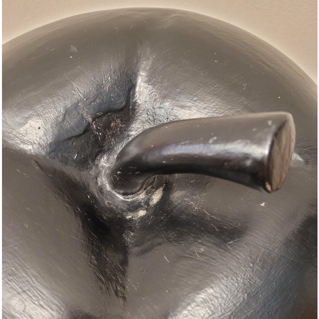 Apples in Black and White Ceramic, Italy, 1970s, Set of 2 For Sale - Image 12 of 18