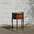 Marquetry Nightstand in Wood and Brass For Sale - Image 4 of 18