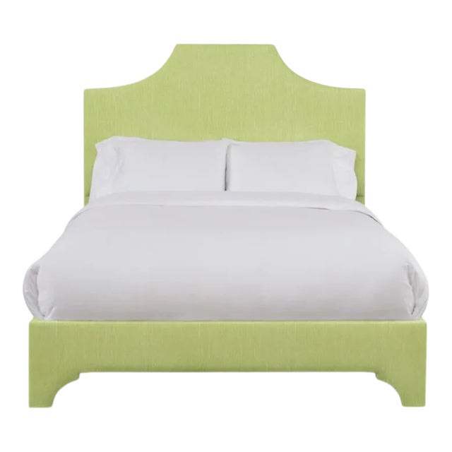 This listing is for the headboard only, and does not include the bedframe with the purchase. From Chairish's line of...