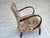 Art Deco Danish Armchair in Furniture Velour and Beech Wood, 1950s For Sale - Image 4 of 18