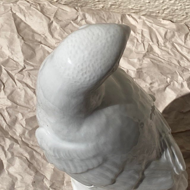 KPM Porcelain KPM Berlin Parrot Blanc De Chine Porcelain Bird Figurine- Early 20th Century For Sale - Image 4 of 6