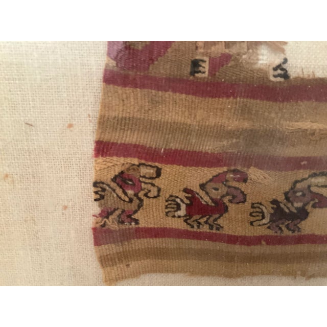 Pre Columbian Chimu Textile Framed For Sale - Image 4 of 5