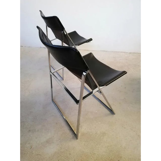 Folding Chairs by Marcello Cuneo for Amar, 1970s, Set of 4 For Sale - Image 9 of 12