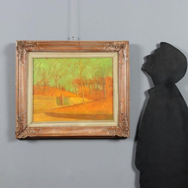 Oil on canvas. Signed and dated lower right. Label from the '1970 Collective Painting Exhibition at the 'Bottega del...