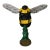 Lejeune Enamel Painted Bee. Bumble Bee Hood Ornament/ Car Mascot For Sale