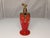 Czech Austria Red Cut to Clear Jeweled Atomizer for your consideration. The atomizer measures approx. 6 7/8 inches tall...
