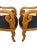 Mid 19th Century Antique 19th C Biedermeier Armchairs in Walnut & Black Boucle - A Pair For Sale - Image 5 of 11