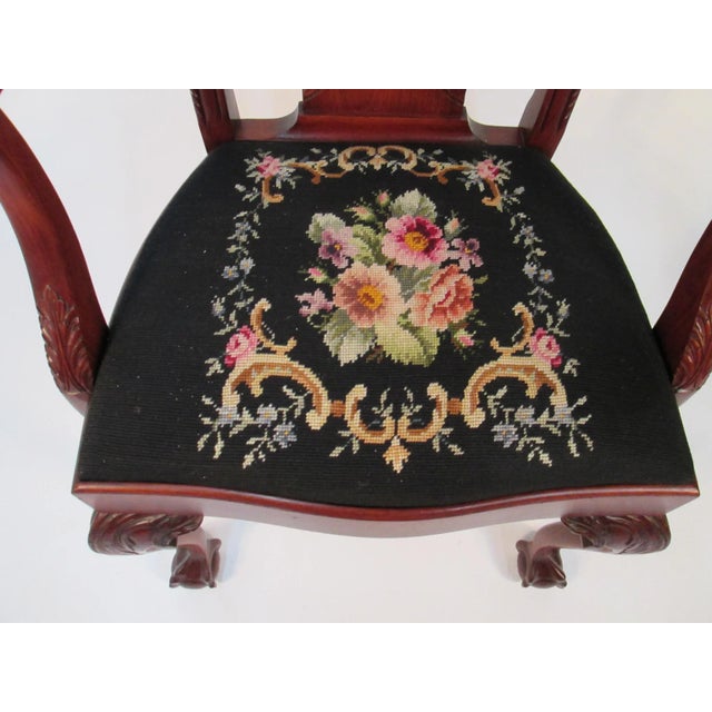 Custom-Made Mahogany Chippendale Chairs - Set of 8 For Sale In Portland, ME - Image 6 of 13
