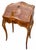 Antique Petite French Inlaid Secretary Desk For Sale - Image 4 of 9