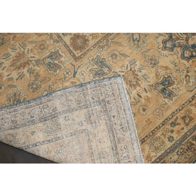 Blue Zabihi Collection Oversize Antique Persian Tabriz Rug - 14'1" x 19'7" For Sale - Image 8 of 10