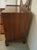 Davis Furniture 1940s Traditional Walnut Vanity Davis Cabinet Co. With Mirror For Sale - Image 4 of 13
