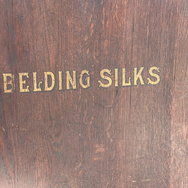 Victorian Antique Belding Brothers Silk Spool Cabinet Sewing Victorian 19th C. Florence Co For Sale - Image 3 of 18