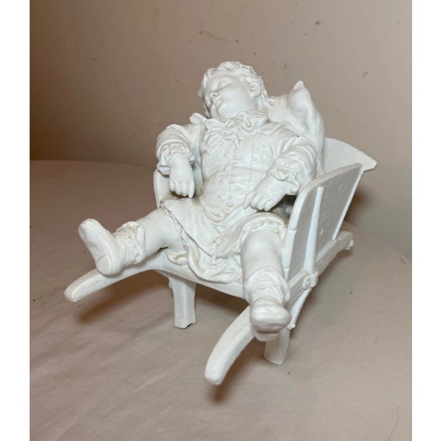 Up for sale is a large, very high quality antique 19th century figural parian statue. This lovely English statue is done...
