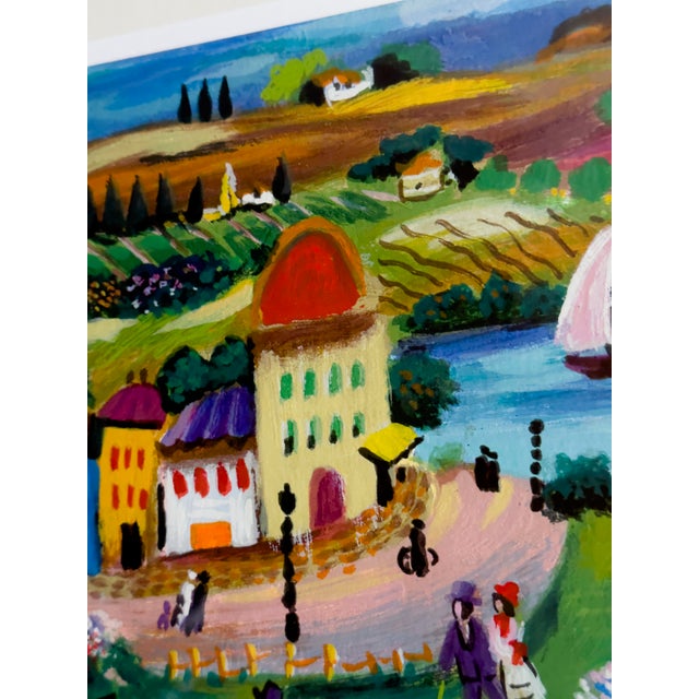 Shlomo Alter “Paradise City” Contemporary Limited Edition Seriolithograph in Color on Wove Paper, Signed and Numbered For Sale - Image 17 of 18