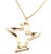 Georg Jensen Georg Jensen Bird 18K Yellow Gold Pendant Necklace 2000 For Sale - Image 4 of 10