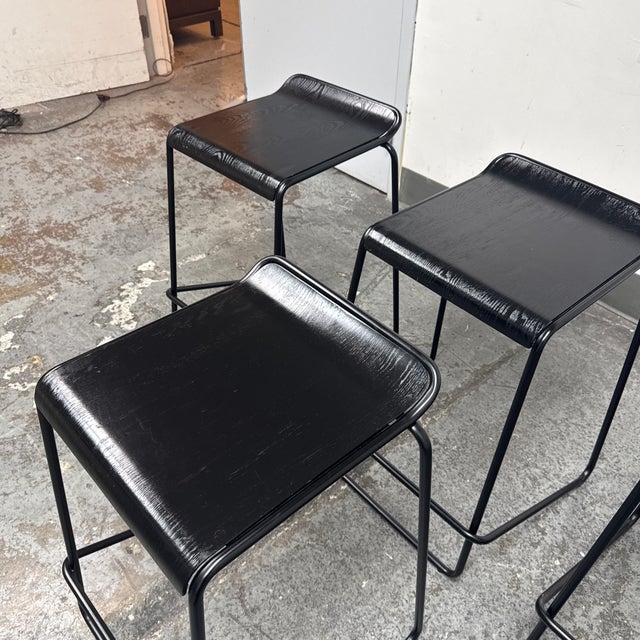 Blu Dot Blu Dot Ready Counter Stools, Set of Four For Sale - Image 4 of 12