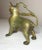 Antique 1800's Bronze Brass Aquamanile Lion Oil Lamp Lighter Temple Lion Statue For Sale - Image 11 of 14