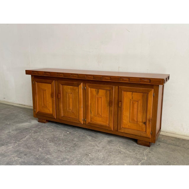 Mid-Century Modern Spanish Pine Sideboard, 1960s For Sale - Image 3 of 6