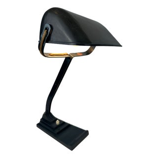 Vintage Notary Lamp in Bakelite and Cast Iron from Erpé, 1930s For Sale
