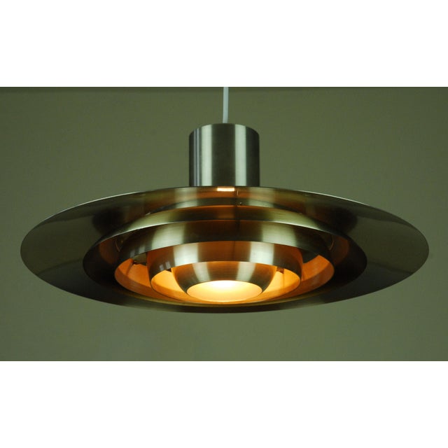 Pendant Lamp by Preben Fabricius and Jørgen Kastholm for Nordisk Solar Compagni, Denmark, 1980s For Sale - Image 12 of 12