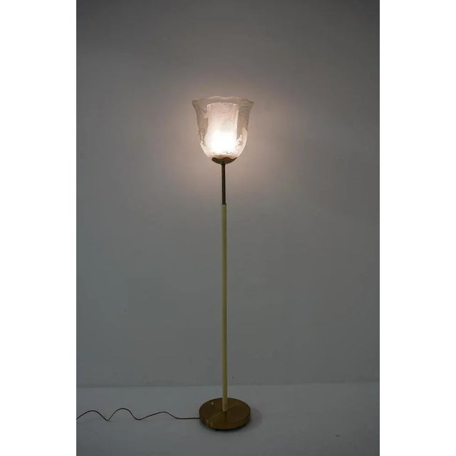 Swedish Modern Floor Lamp attributed to Bo Notini for Glössner, 1940s For Sale - Image 10 of 13
