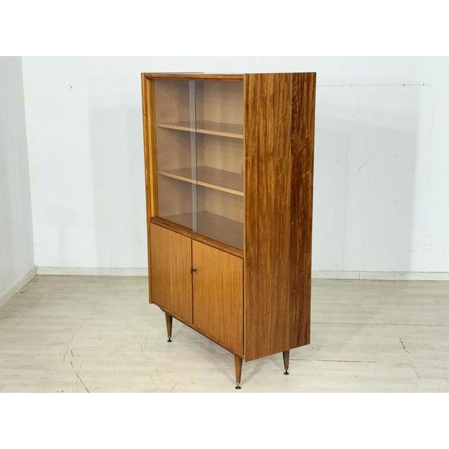Bookcase in Walnut Veneer, 1960s For Sale - Image 6 of 13