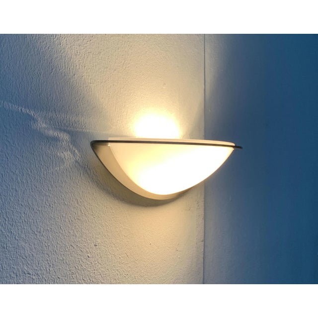 Postmodern German Space Age Wall Lamps from Glashütte Limburg, Set of 2 For Sale - Image 6 of 18